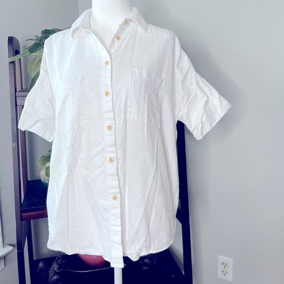 Madewell Short Sleeve Button Down Courier - Picture 4 of 8